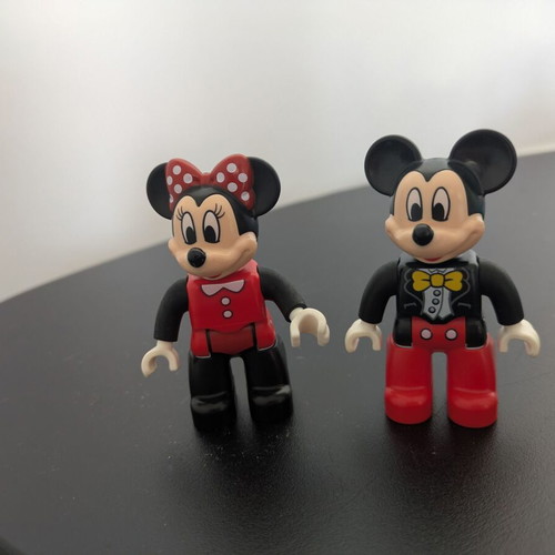 Lego Duplo Mickey Mouse and Minnie Mouse used