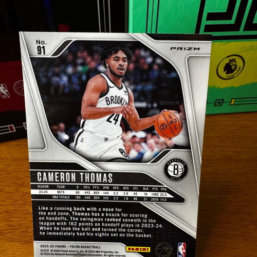 2024-25 Panini Prizm Basketball Cameron Thomas Disco card like new