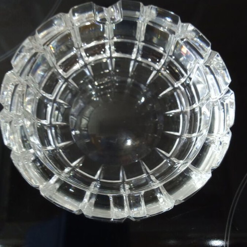 Crystal ashtray, 12.5 cm