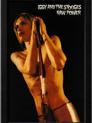 Iggy Pop poster 32×23cm with frame new