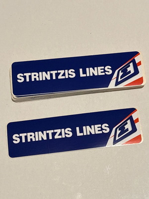 Συλλεκτικό αυτοκόλλητο Strintzis Lines καινούργιο