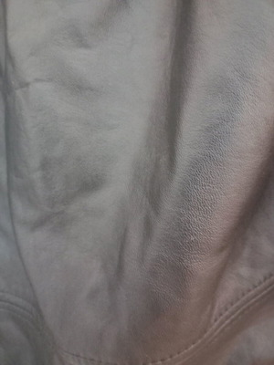 Leather jacket used, black, size XXL