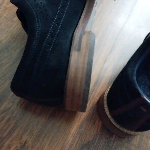 Ted Baker men's leather suede dress shoes blue, like new