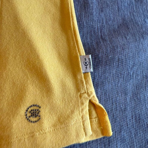 Cerruti 1881 yellow polo shirt like new with tailored details size S