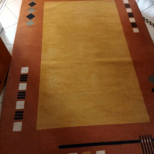 Wool rug like new 225×150 cm with beautiful patterns