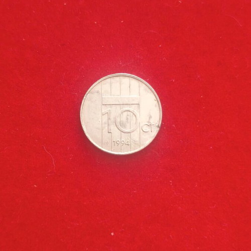 Netherlands 10 Cents Coin used