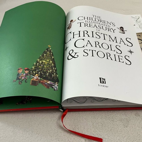 The Children's Illustrated Treasury of Christmas Carols & Stories children's book used, English
