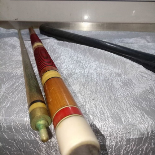 Vintage Billiard Cue Used, Breakable and Screw Type