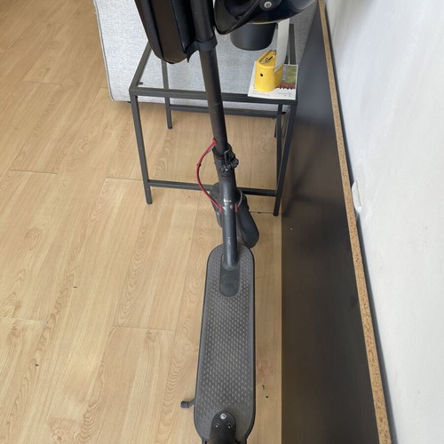Xiaomi M365 electric scooter with custom firmware and 10-inch wheels