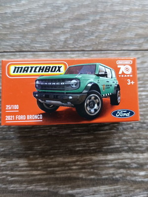 Matchbox 2021 Ford Bronco Powergrab toy car new