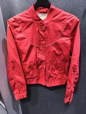 Vintage Bershka coral bomber jacket like new, size S-M