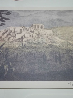Lithographs like new, set of 4 with 1996 certificate
