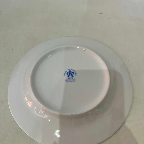 Arpo porcelain plate set of 11 vintage used, made in Romania