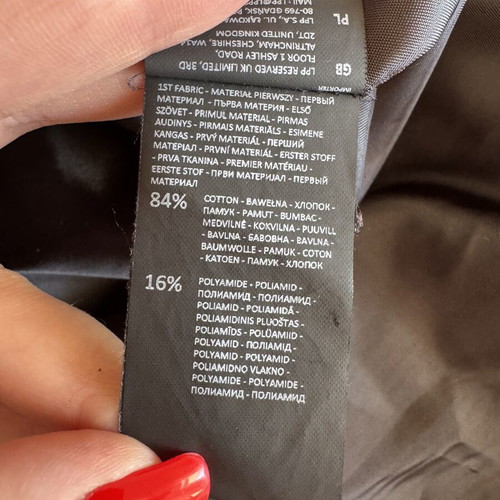 Reserved black mini skirt size 38 medium like new