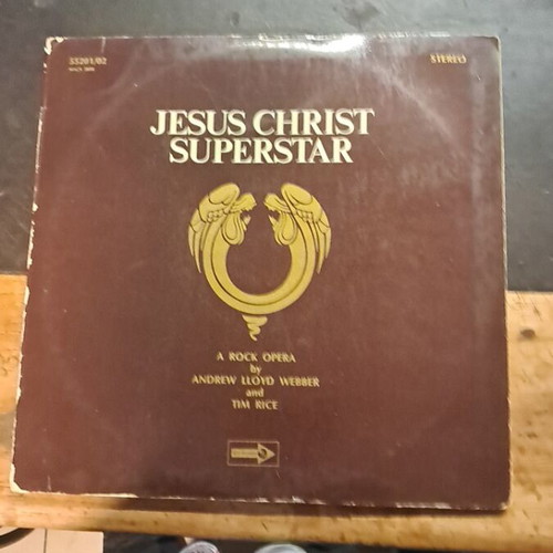 Jesus Christ Superstar rock opera vinyl used, good condition with minor scratches