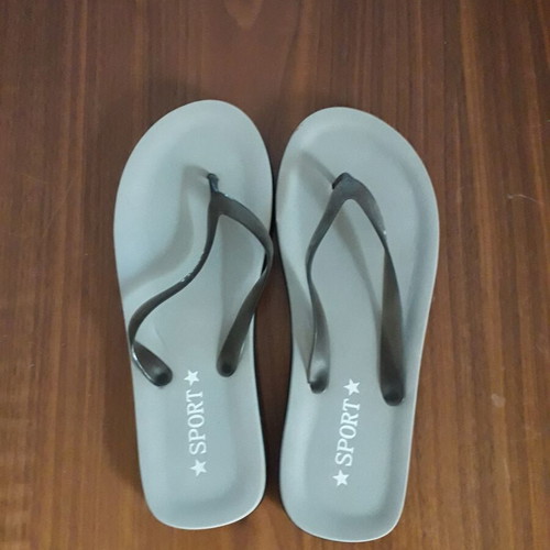 Men's flip-flops new, size 44, gray