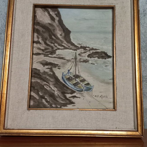 Oil painting signed used 30x35