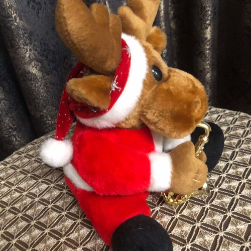 Musical toy Christmas reindeer like new