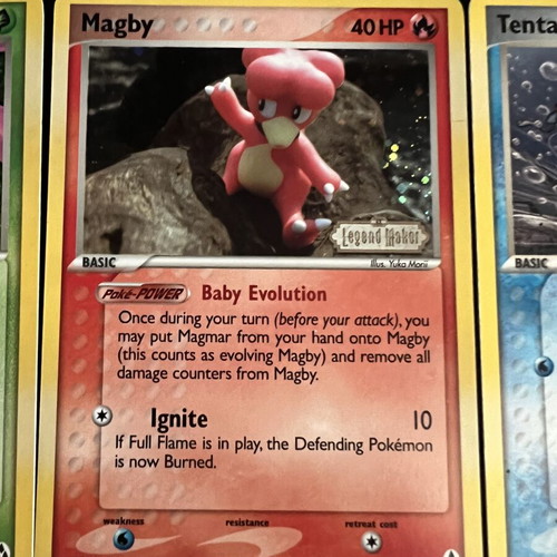 Ex Legend Maker lot of 12 Pokemon vintage cards