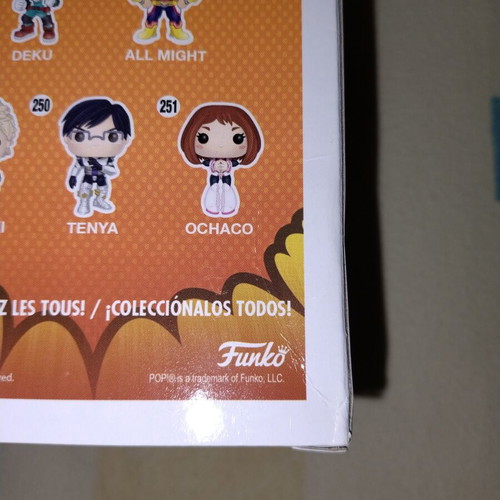 Funko Pop! All Might 248 2017 Funimation exclusive glow like new, authentic with minor damage