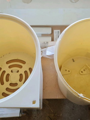 Kitchen cabinet trash bin used, spare parts