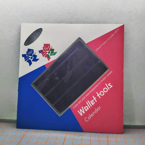 Metal Card Calendar London 2012 new, London Olympic Games