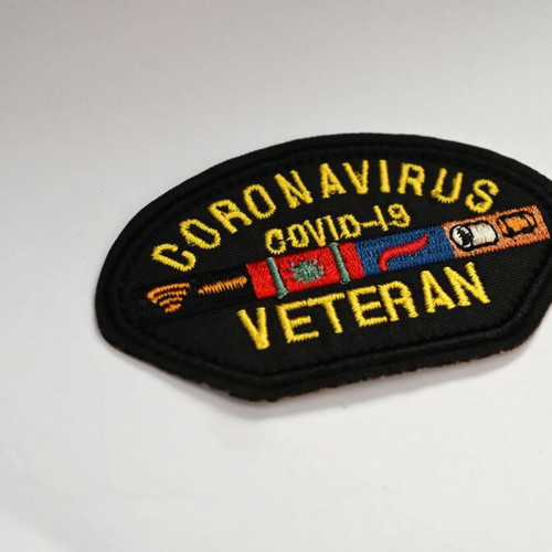 Coronavirus Veteran Patch new embroidered iron-on