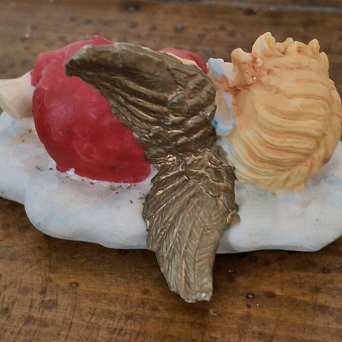 Vintage decorative angel used, small and elegant
