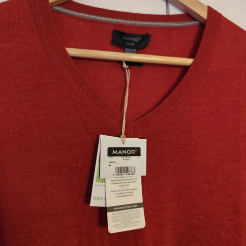 Manor pullover XL red new