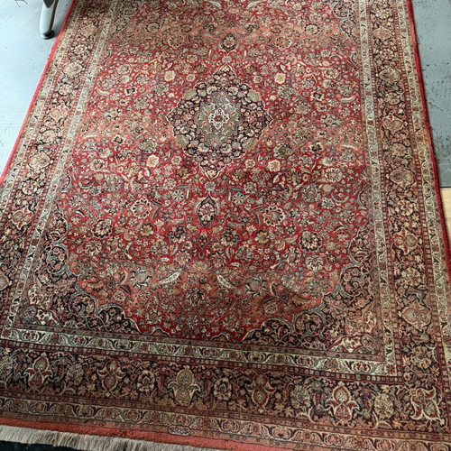 Rugs used, pack of 2, bordeaux-rose-red-brown, 2x2.7 meters