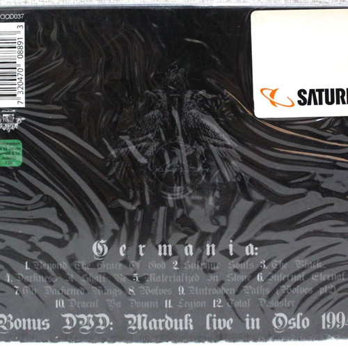 Marduk Germania CD album with bonus DVD and slipcase new