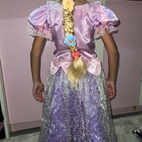 Στολή Rapunzel ν. 7-9 σαν καινούργιο με περούκα και στέμμα