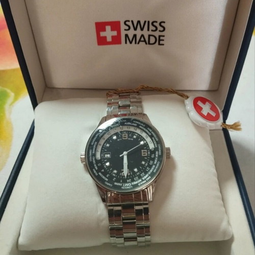 Swiss Military World Timer GMT men's watch by Chrono
