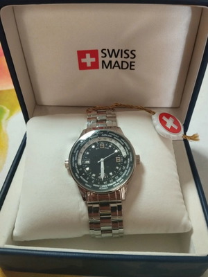 Swiss Military World Timer GMT men's watch by Chrono
