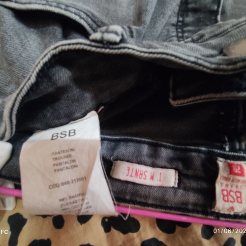 BSB women's gray denim pants like new, size 29