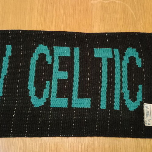 Celtic scarf double sided new, 90s