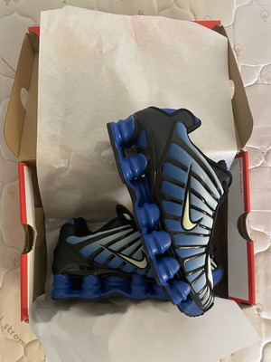 Nike Shox TL new with box, blue athletic shoes