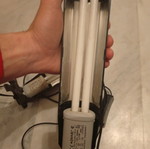 2 aquarium lamps