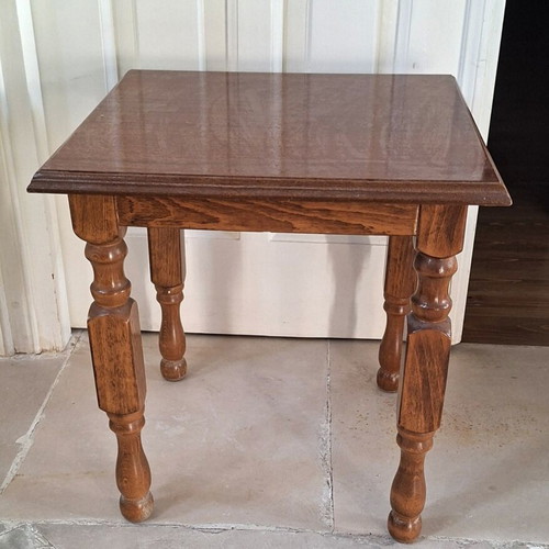 Vintage Solid Wood Side Table like new
