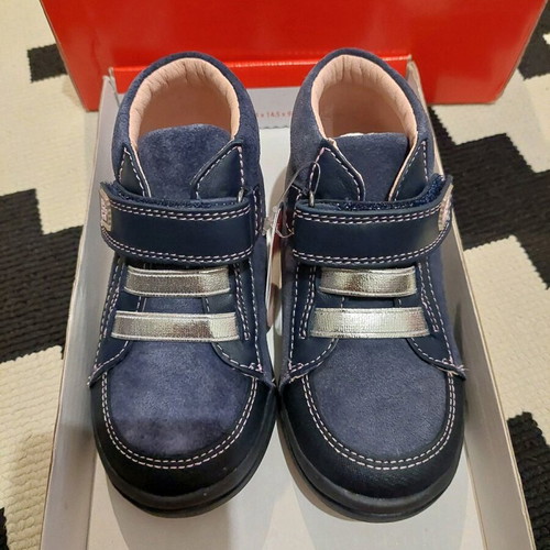 Children's blue boots shoes new, size 25