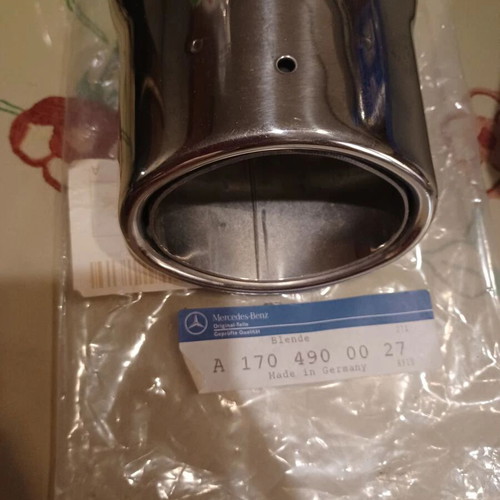 Exhaust tip like new for Mercedes Benz and other cars