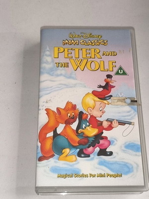 Peter and the Wolf VHS tape used, animated
