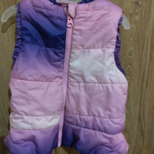 Pink purple vest like new, two years old