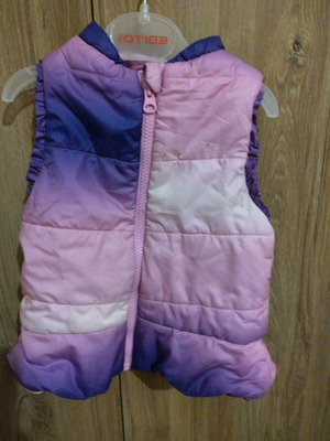 Pink purple vest like new, two years old
