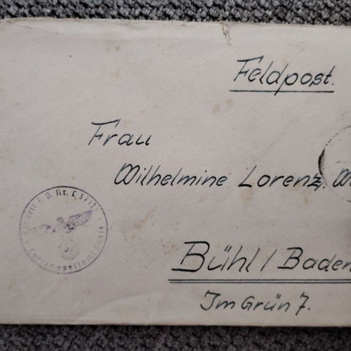 German Reich Feldpost envelopes WWII complete family archive