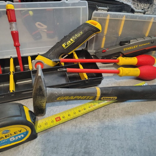 Stanley Tools Set in Klein Tools Case used