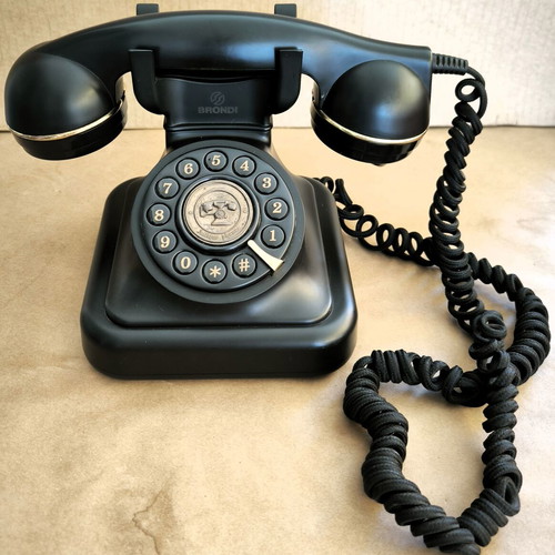 Brondi Vintage 20 wired telephone black like new