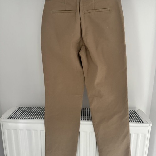 Tailored cigarette pants beige size 32 like new