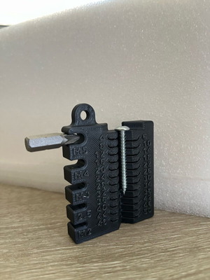Thread and Nut Gauge new, 3D printed PLA