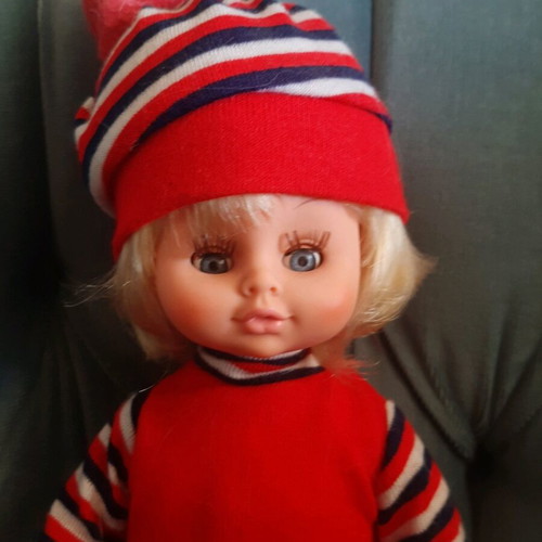 El Greco mechanical doll like new, collectible
